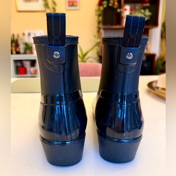 Hunter Original Refined Mixed Finish Waterproof Rain Boot (Women) - Picture 3 of 5